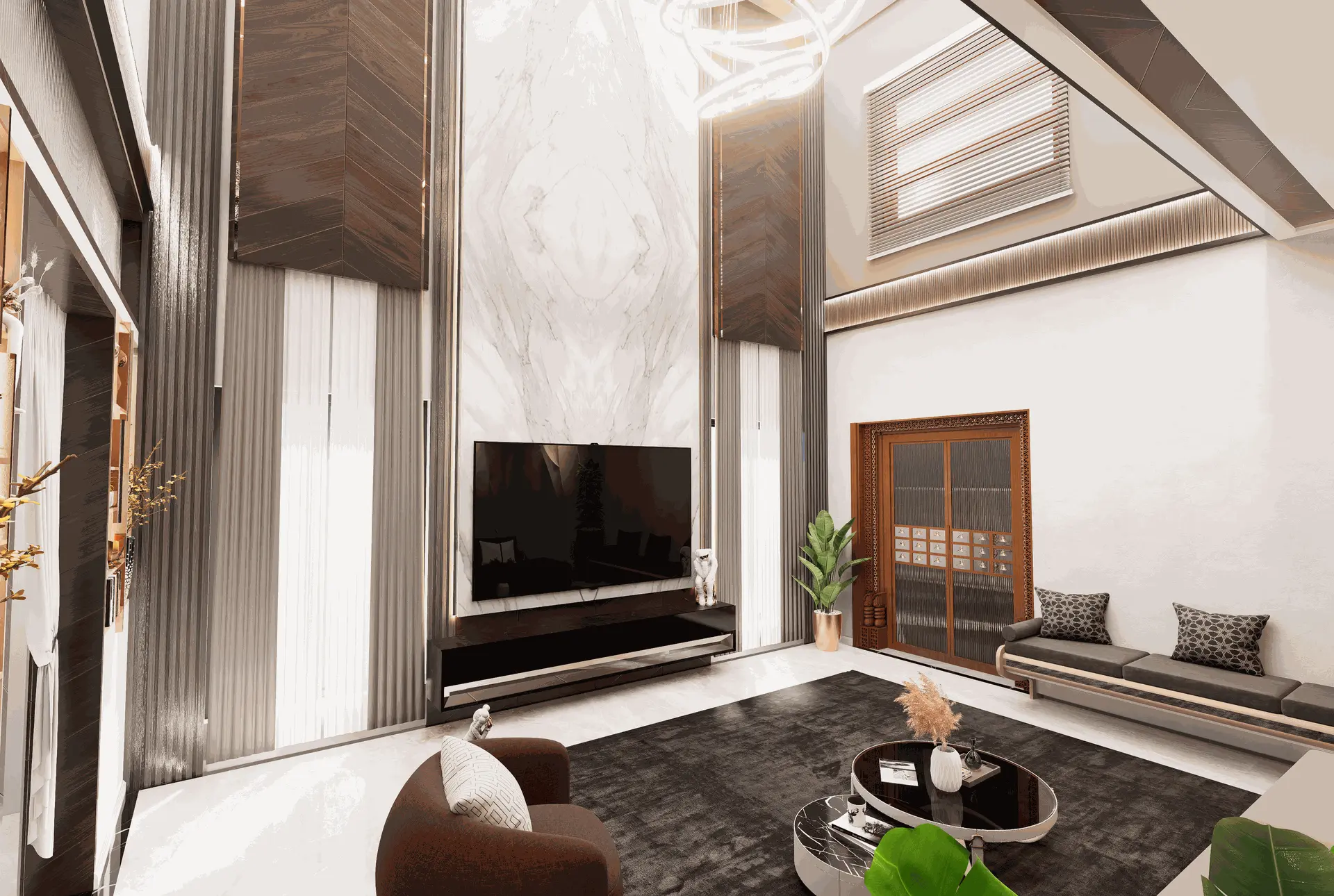 360 web interactive tour - top floor architectural view