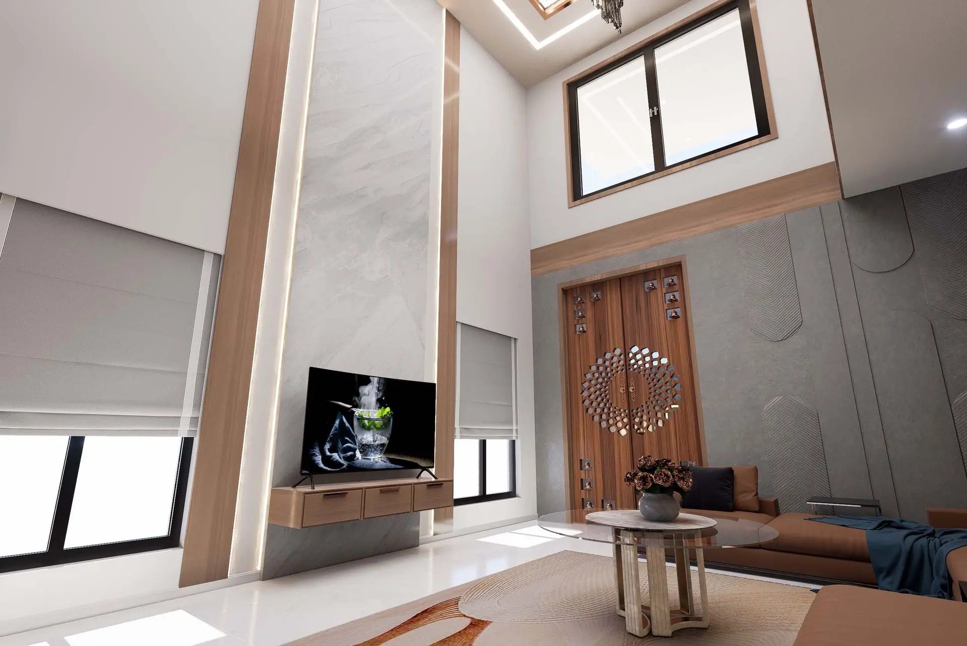 Portfolio image - modern residential complex visualization