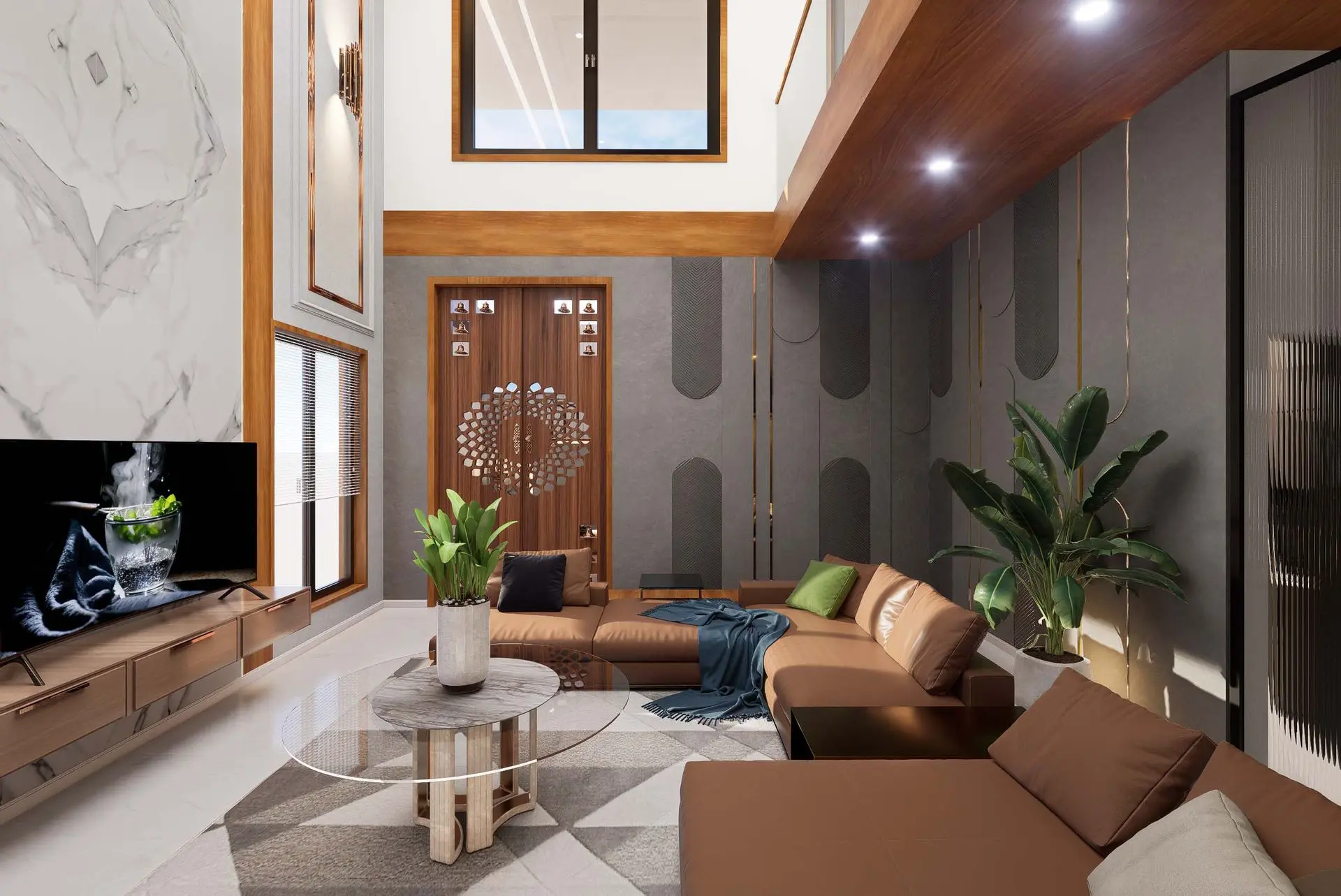 Portfolio image - luxury apartment interior rendering