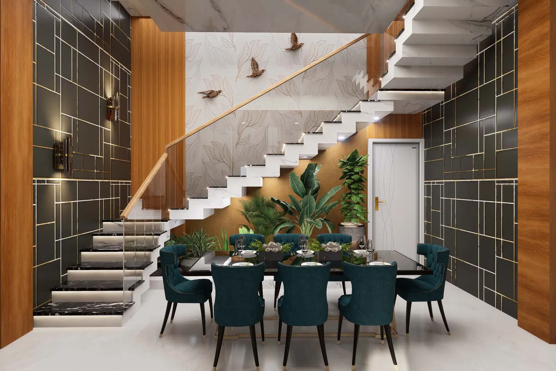 Portfolio image - interior space lighting design